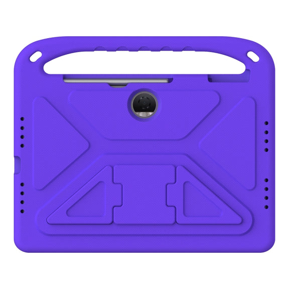 For Honor Pad 9 12.1 Handle EVA Shockproof Tablet Case with Holder(Purple)