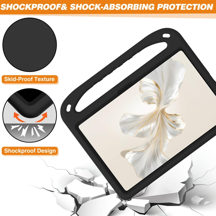 For Honor Pad 9 12.1 Handle EVA Shockproof Tablet Case with Holder(Black)