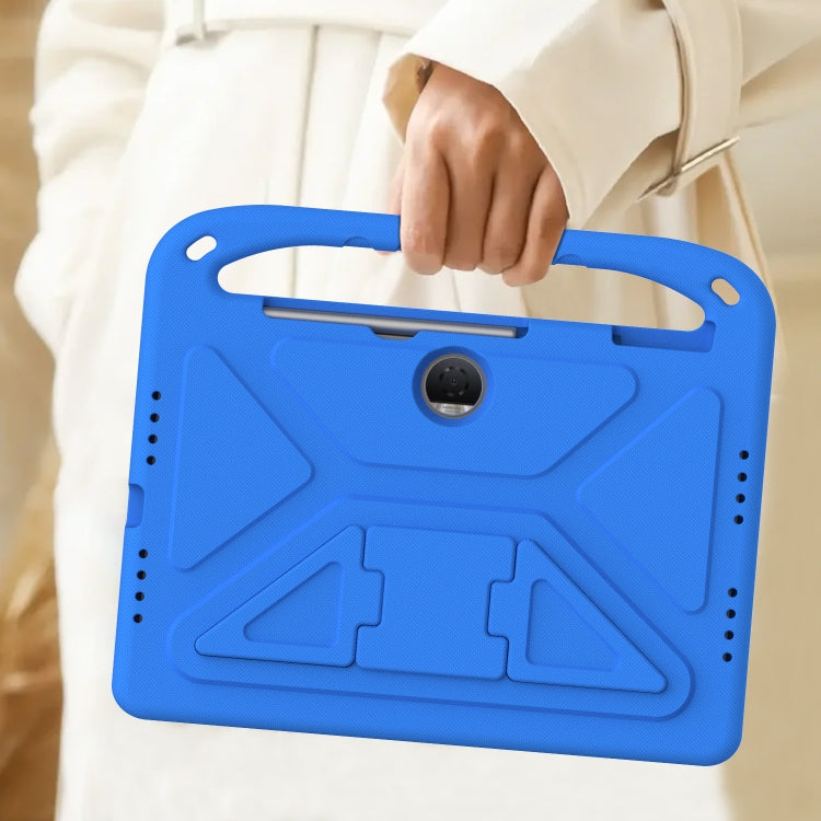 For Honor Pad 9 12.1 Handle EVA Shockproof Tablet Case with Holder(Blue)