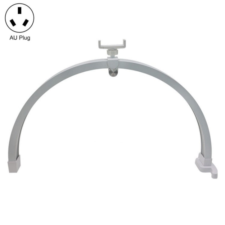 M12X Foldable LED Half Moon Lamp Touch Control Nail Art Lamp, Length: 56cm(AU Plug)