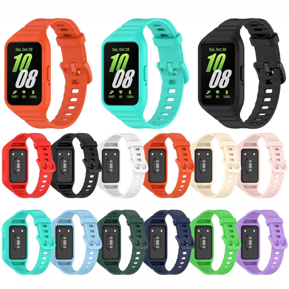 For Samsung Galaxy Fit 3 Integrated TPU Watch Band(Green)