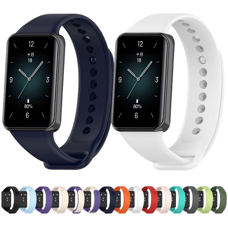 For Honor Band 9 Solid Color TPU Watch Band(Orange)