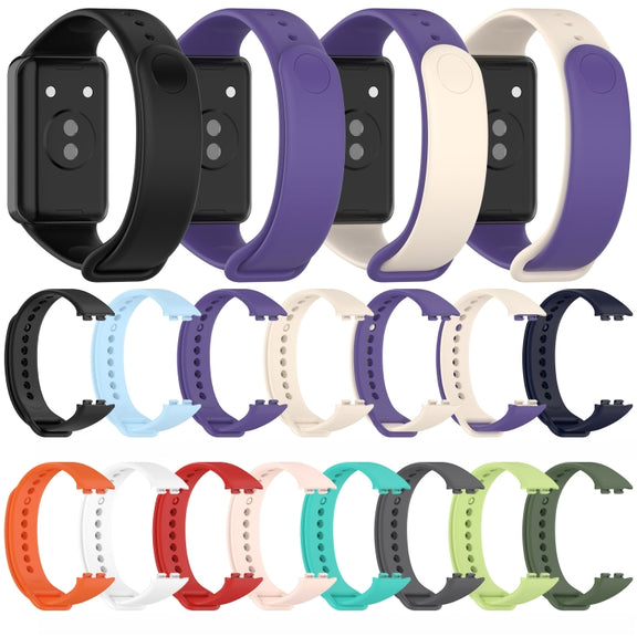 For Honor Band 9 Solid Color TPU Watch Band(Dark Gray)