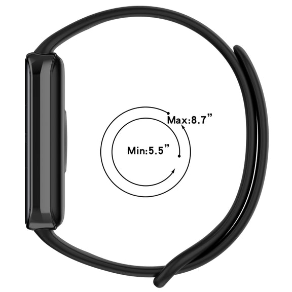 For Honor Band 9 Solid Color TPU Watch Band(Dark Gray)