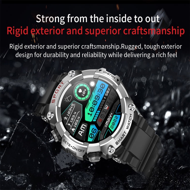 T96 1.52 inch Amoled Screen 2 in 1 Bluetooth Earphone Smart Watch(Black)