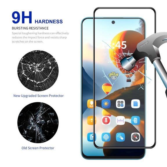 For Tecno Spark 20 Pro ENKAY Full Glue High Aluminum-silicon Tempered Glass Film