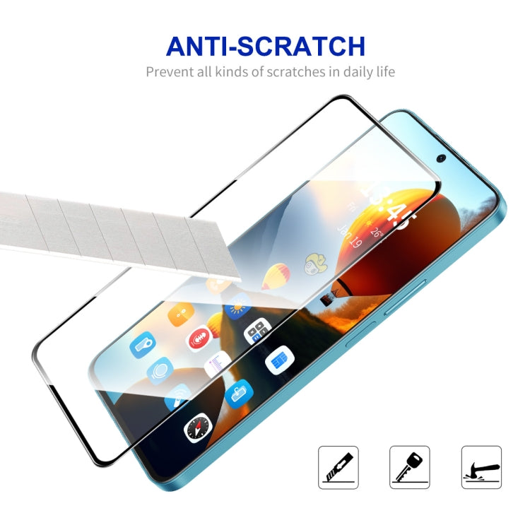 For Tecno Spark Go 2024 ENKAY Full Glue High Aluminum-silicon Tempered Glass Film