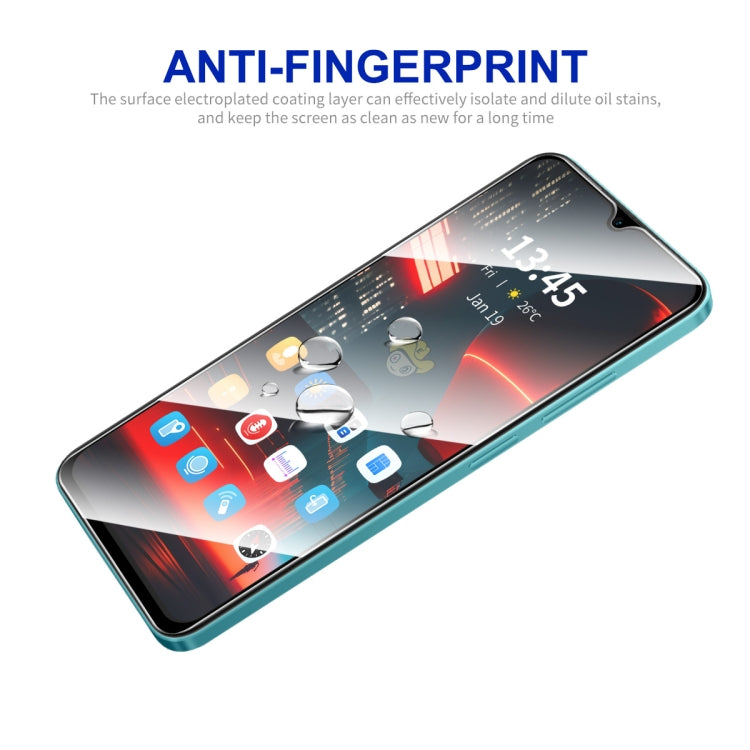 For Tecno Spark 9 Pro 2pcs ENKAY Full Glue High Aluminum-silicon Tempered Glass Film