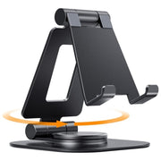AS007-XS Adjustable Aluminum Alloy Desktop Phone Stand(Black)