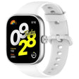 For Redmi Watch 4 Solid Color Colorful Buckle Silicone Watch Band(White) - Watch Bands by PMC TechLife | Online Shopping South Africa | PMC TechLife