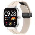 For Xiaomi  Mi Band 8 Pro Groove Folding Magnetic Buckle Silicone Watch Band(Starlight) - Watch Bands by PMC TechLife | Online Shopping South Africa | PMC TechLife