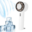 ENKAY Hat-Prince Handheld Mini Portable Cold Compress Cooling Fan(White) - Electric Fans by ENKAY | Online Shopping South Africa | PMC TechLife | Buy Now Pay Later Mobicred
