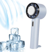 ENKAY Hat-Prince Handheld Mini Portable Cold Compress Cooling Fan(Blue)