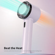 ENKAY Hat-Prince Handheld Mini Portable Cold Compress Cooling Fan(White)