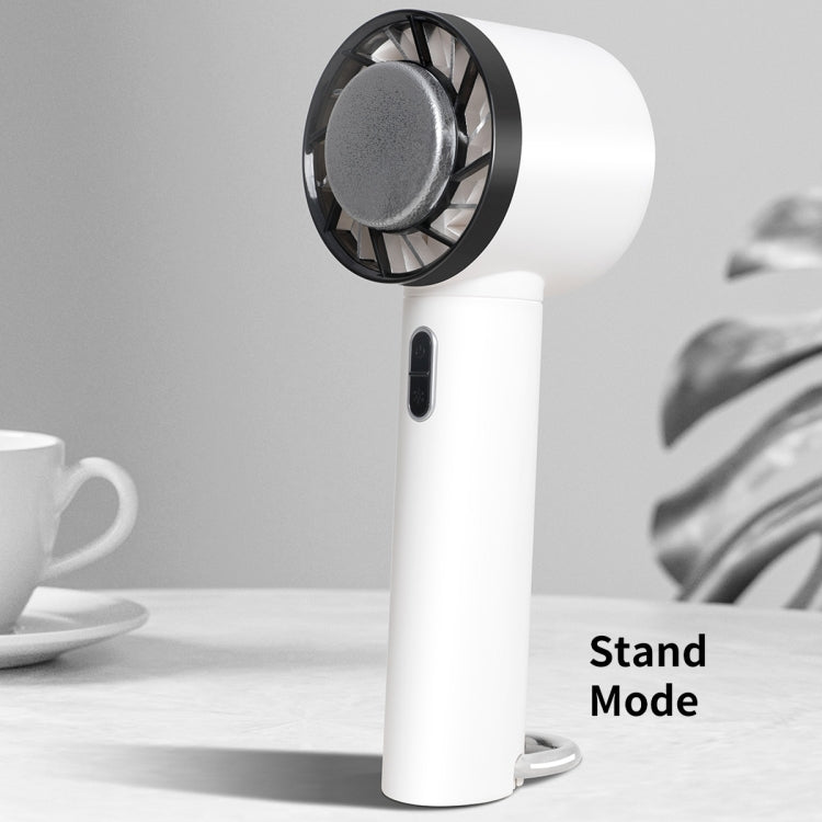 ENKAY Hat-Prince Handheld Mini Portable Cold Compress Cooling Fan(White)
