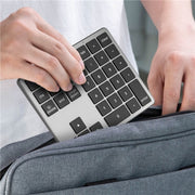 K-35 Computer Laptop Keyboard 35-Keys Tablet Accessories Bluetooth Keypad(Black Gray)
