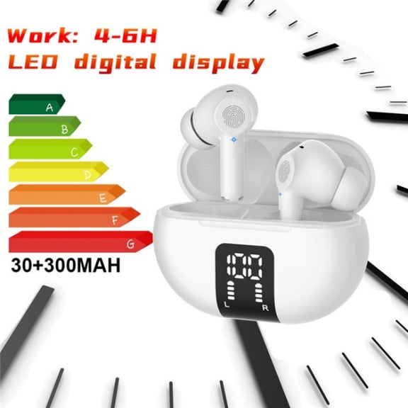 M10 Wireless Bluetooth Smart Voice Translator Headset Multiple Languages Translation Earphones(White)