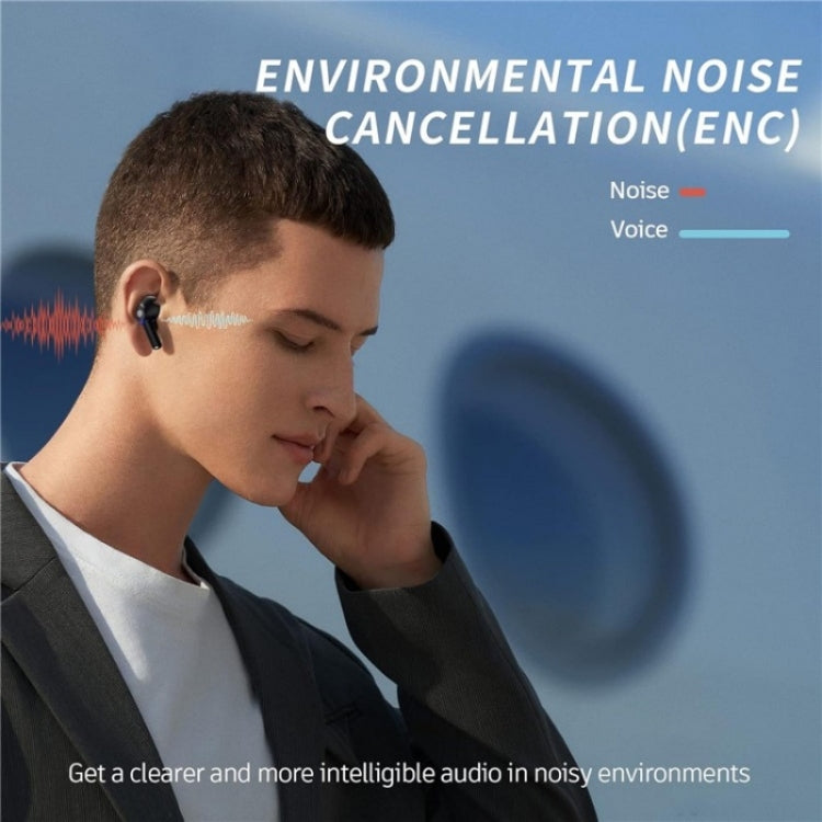 M10 Wireless Bluetooth Smart Voice Translator Headset Multiple Languages Translation Earphones(White)