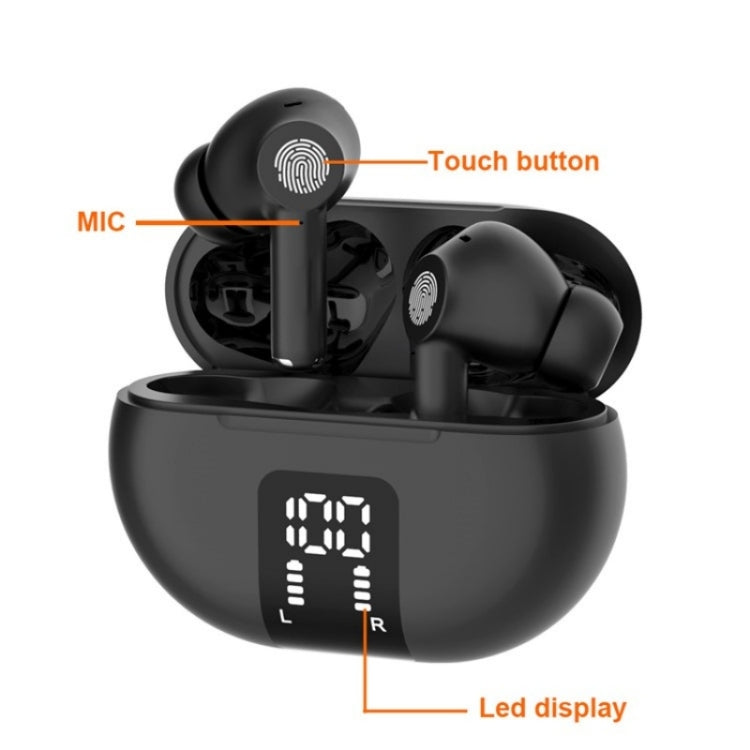 M10 Wireless Bluetooth Smart Voice Translator Headset Multiple Languages Translation Earphones(White)