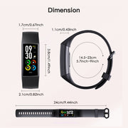 C80 IP67 Water-resistant Smart Bracelet Sport Fitness Tracker(Wine Red)