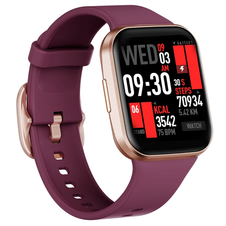 Q23 IP67 Water-resistant Smart Bracelet Sport Fitness Tracker(Wine Red)