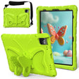 For iPad Air 11 2025 / 2024 Butterfly Bracket EVA Shockproof Tablet Case(Grass Green) - iPad Air 11 2025 / 2024 Cases by PMC TechLife | Online Shopping South Africa | PMC TechLife | Buy Now Pay Later Mobicred