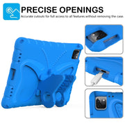 For iPad Air 11 2024 Butterfly Bracket EVA Shockproof Tablet Case(Blue)