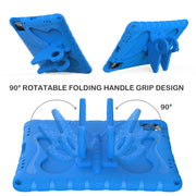 For iPad Air 11 2024 Butterfly Bracket EVA Shockproof Tablet Case(Blue)