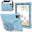 For iPad Pro 11 2024 Butterfly Bracket EVA Shockproof Tablet Case(Light Blue) - iPad Pro 11 2024 Cases by PMC TechLife | Online Shopping South Africa | PMC TechLife | Buy Now Pay Later Mobicred