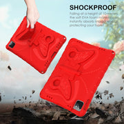 For iPad Pro 11 2024 Butterfly Bracket EVA Shockproof Tablet Case(Red)