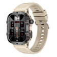 QX11 1.96 inch Color Screen Smart Watch Silicone Strap Support Bluetooth Call(Khaki) - Smart Watches by PMC TechLife | Online Shopping South Africa | PMC TechLife