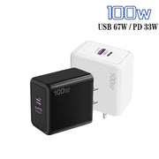 USB 67W / PD 33W Super fast Charging Full Protocol Mobile Phone Charger���US Plug(Black)