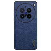 For vivo X200 Pro mini Tree Bark Leather Shockproof Phone Case(Blue)