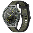 For Huawei Watch GT3 SE 22mm Two Color Textured Silicone Watch Band(Green+Black) - free shipping - PMC TechLife - Order now!