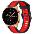 For Honor Watch GS 3 22mm Two Color Textured Silicone Watch Band(Red+Black) - Watch Bands by PMC TechLife | Online Shopping South Africa | PMC TechLife