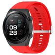 For Xiaomi Watch H1 Blood Pressure Watch Silicone Watch Band(Red) - Watch Bands by PMC TechLife | Online Shopping South Africa | PMC TechLife