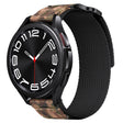 22mm Two Color Nylon Canvas Hook And Loop Fastener Watch Band(Black+Camouflage) - 22mm Bands by PMC TechLife | Online Shopping South Africa | PMC TechLife