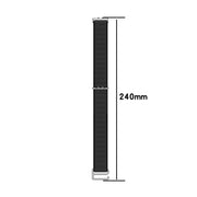 For Samsung Galaxy Fit 3 Nylon Canvas Watch Band(Orange)