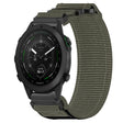 For Garmin MARQ Golfer 22mm Nylon Hook And Loop Fastener Watch Band(Grey) - Watch Bands by PMC TechLife | Online Shopping South Africa | PMC TechLife