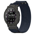 For Garmin Instinct Crossover Solar 22mm Nylon Hook And Loop Fastener Watch Band(Blue) - Watch Bands by PMC TechLife | Online Shopping South Africa | PMC TechLife