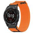For Garmin Epix Pro 51mm 26mm Nylon Hook And Loop Fastener Watch Band(Orange) - free shipping - PMC TechLife - Order now!