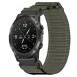 For Garmin D2 Delta PX 26mm Nylon Hook And Loop Fastener Watch Band(Grey) - Watch Bands by PMC TechLife | Online Shopping South Africa | PMC TechLife | Buy Now Pay Later Mobicred