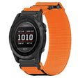 For Garmin Tactix 7 26mm Nylon Hook And Loop Fastener Watch Band(Orange) - Watch Bands by PMC TechLife | Online Shopping South Africa | PMC TechLife