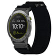 For Garmin Enduro 26mm Nylon Hook And Loop Fastener Watch Band(Black) - Watch Bands by PMC TechLife | Online Shopping South Africa | PMC TechLife