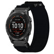 For Garmin Epix Pro 42mm 20mm Nylon Hook And Loop Fastener Watch Band(Black) - Watch Bands by PMC TechLife | Online Shopping South Africa | PMC TechLife