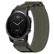 For Garmin Fenix 5S 20mm Nylon Hook And Loop Fastener Watch Band(Grey) - Watch Bands by PMC TechLife | Online Shopping South Africa | PMC TechLife