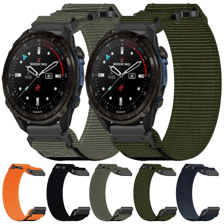 For Garmin Epix Pro 42mm 20mm Nylon Hook And Loop Fastener Watch Band(Blue)
