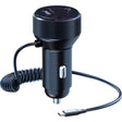 K18A PD 30W Retractable Type-C Cable USB+Type-C Dual Port Aluminum Alloy Car Charger - Car Charger by PMC TechLife | Online Shopping South Africa | PMC TechLife | Buy Now Pay Later Mobicred