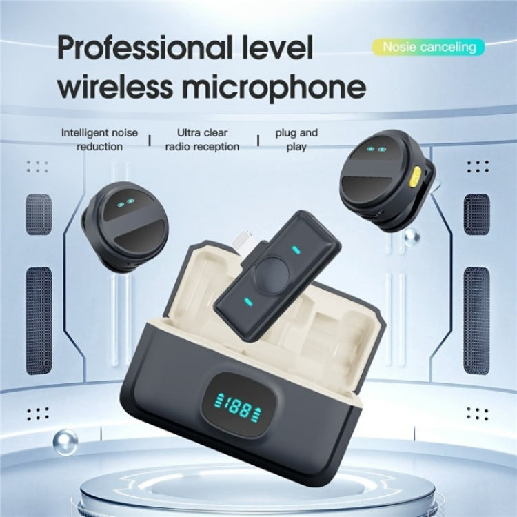 SX21 8 Pin Port 2.4G Smart Noise Reduction Lavalier Wireless Microphone
