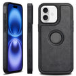 For iPhone 16 Suteni G1 Magsafe Leather Back Phone Case(Black) - iPhone 15 Pro Max Cases by Suteni | Online Shopping South Africa | PMC Jewellery | Buy Now Pay Later Mobicred